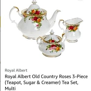 New 3 Piece Royal Albert Old Country Set
